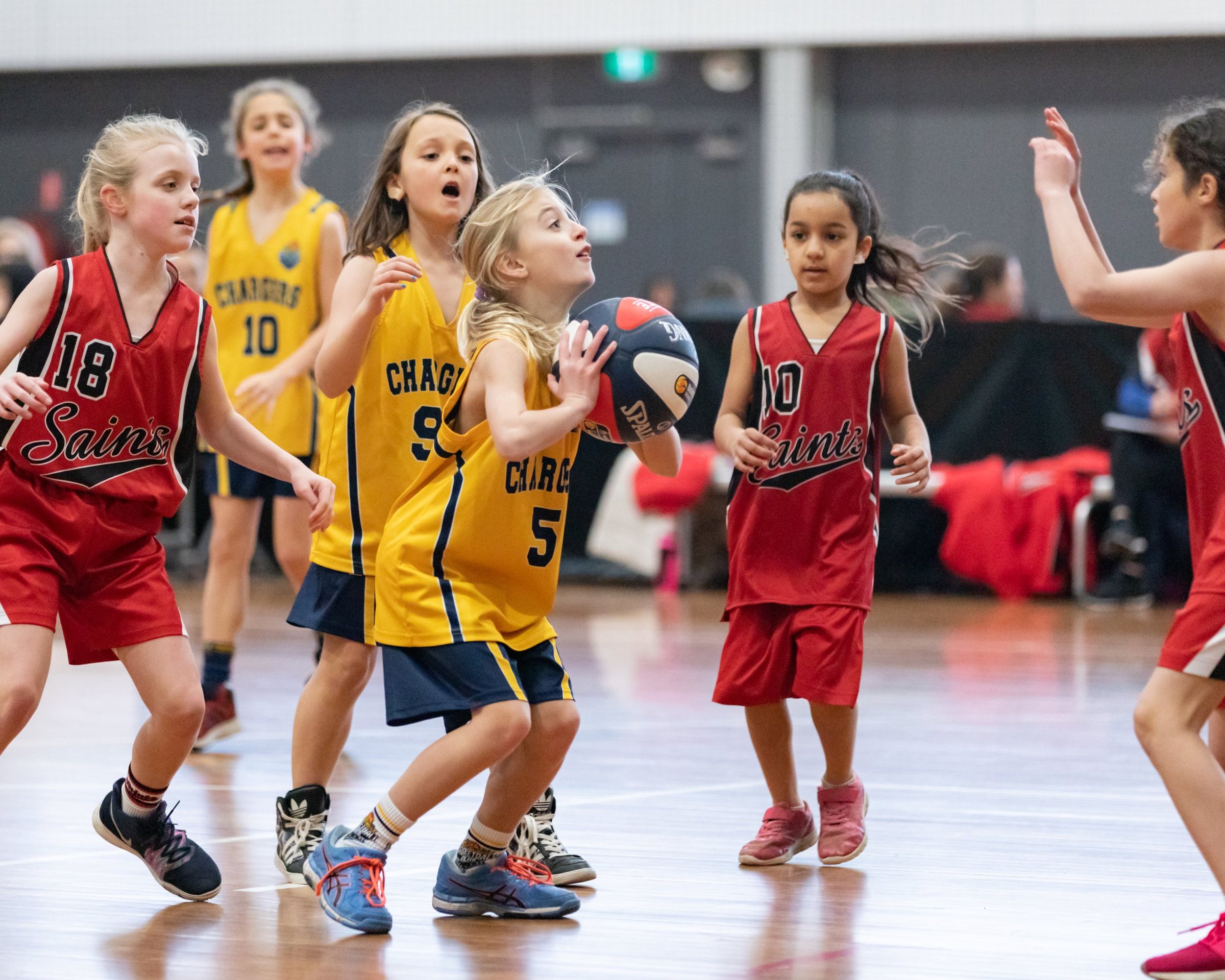 Junior domestic game, Saints against Chargers