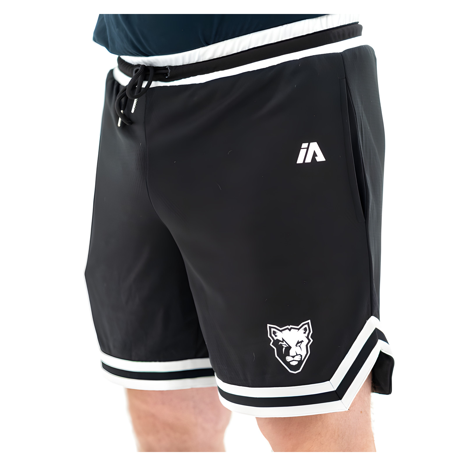 Cougars Casual Shorts Men's (Black/White)